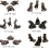Mini , Cute Animal Shaped Pots Feet Figurines Orna 10