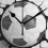 12Inch Football Wall Crack Clock Round Mute Quartz 3