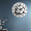 12Inch Football Wall Crack Clock Round Mute Quartz 5