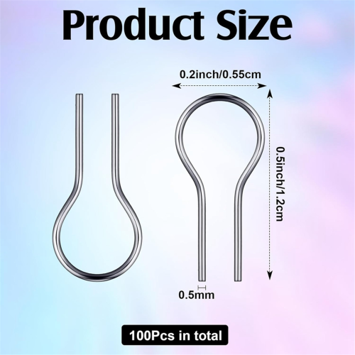 100 Pieces High Temperature Nichrome Wire Jump Rin 2