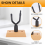 Violin Rack Hanger Wall Mount Hook Solid Wood Base 8