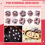 14 Pieces Blood Splatter Dice Polyhedral 7-Die Set 9