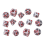 14 Pieces Blood Splatter Dice Polyhedral 7-Die Set 10