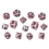 14 Pieces Blood Splatter Dice Polyhedral 7-Die Set 1
