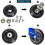 Inline Skate Axle Spacer Screw,Skate Wheel Bearing 7