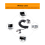 Laptop Computer Lock Anti-Theft Universal Retracta 5