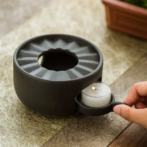 Ceramic Teapot Warmer with Spoon Coffee and Tea Ca 2