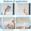 Bird Anti-Collision Window Stickers White Removabl 5