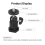 Mini Ball Head [2 Pack] With Hot Shoe Mount Adapte 9
