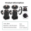 Mini Ball Head [2 Pack] With Hot Shoe Mount Adapte 8
