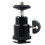 Aluminium Alloy Mini Ball Head 1/4" Mount with Fla 2