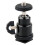 Aluminium Alloy Mini Ball Head 1/4" Mount with Fla 5
