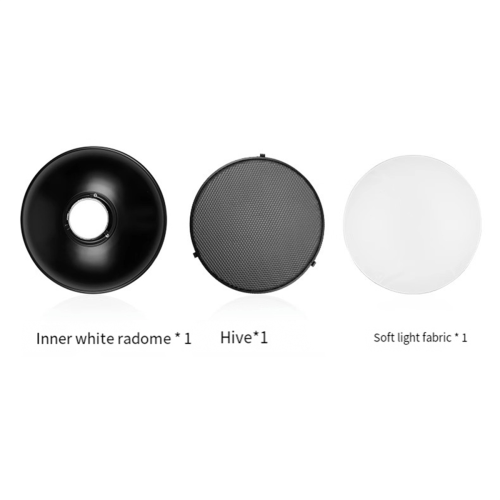30cm Beauty Dish Reflector Honeycomb Grid for Stud 2