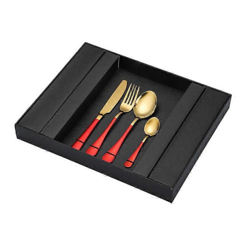 (F)Stainless Steel Cutlery 24-Piece Knife Fork Spoon