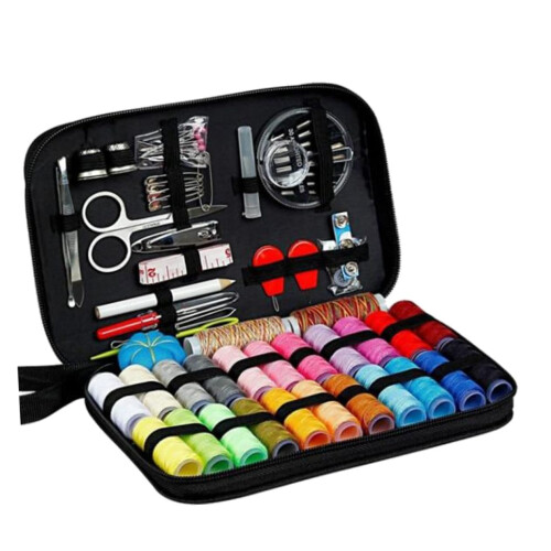 Needle and Thread Set 98-Piece Do-It-Yourself Sewing Kit With Needle Threader
