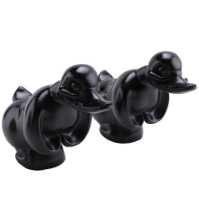 2pcs Angry Rubber Duck Hood Ornament, for Trucks, Cool Duck Ornament Angry Rubber Duck