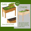 Fabric Liner for Large Veg Trough Outdoor Raised B 7