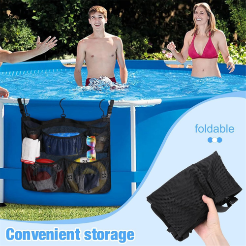 Pool Storage Bag Above Ground Organizer with Mesh 2