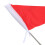 Portable Red Polyester Tour Guide Flag with Stainless Steel Stick 6