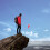 Portable Red Polyester Tour Guide Flag with Stainless Steel Stick 3
