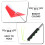 Portable Red Polyester Tour Guide Flag with Stainless Steel Stick 8