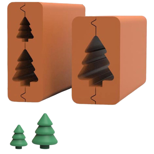 Christmas Tree Roller Clay Tools, DIY Xmas Shaped