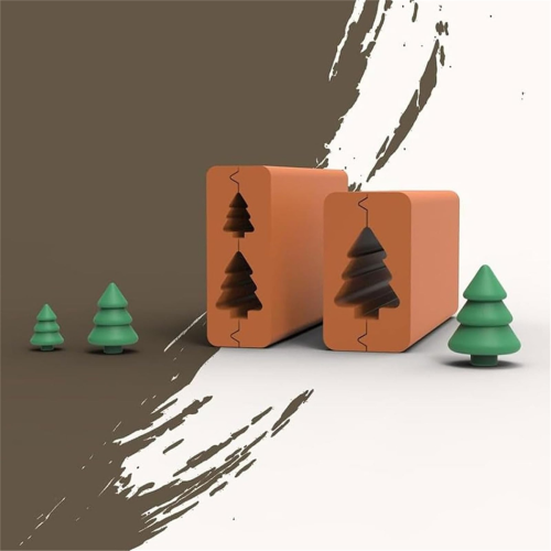 Christmas Tree Roller Clay Tools, DIY Xmas Shaped 2