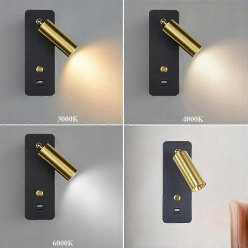 (cold light,black)Led Wall Lamp Home Use Scienna Lamp 1