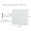 12 Sheets 7.5mil Mylar Sheet X Inch Milky Transluc 6