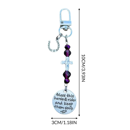 Horse Saddle and Bridle Charm Clip, Bless-This Rid 2