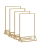 Acrylic Sign Holder Gold Picture Frame Double Side 1