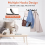 Coat Rack Wall Mount, Entryway Hooks Mounted,Coat, 6