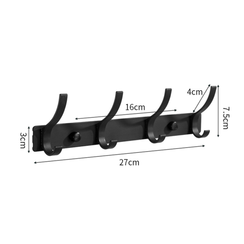 Coat Rack Wall Mount, Entryway Hooks Mounted,Coat, 2