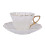 Elegant Flower Bone China Tea Cup Saucer Set Ceram 2