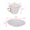 Elegant Flower Bone China Tea Cup Saucer Set Ceram 5