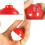 30Pcs Fishing Bobbers 1 Inch,Push Button Floats Re 11