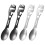 4Pcs 10In1 Camping Spork Multi-Functional Spoon Ca 2