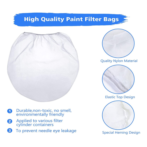 Paint Strainer Bags, 24Pcs 1 Gallon White Fine Mes 2