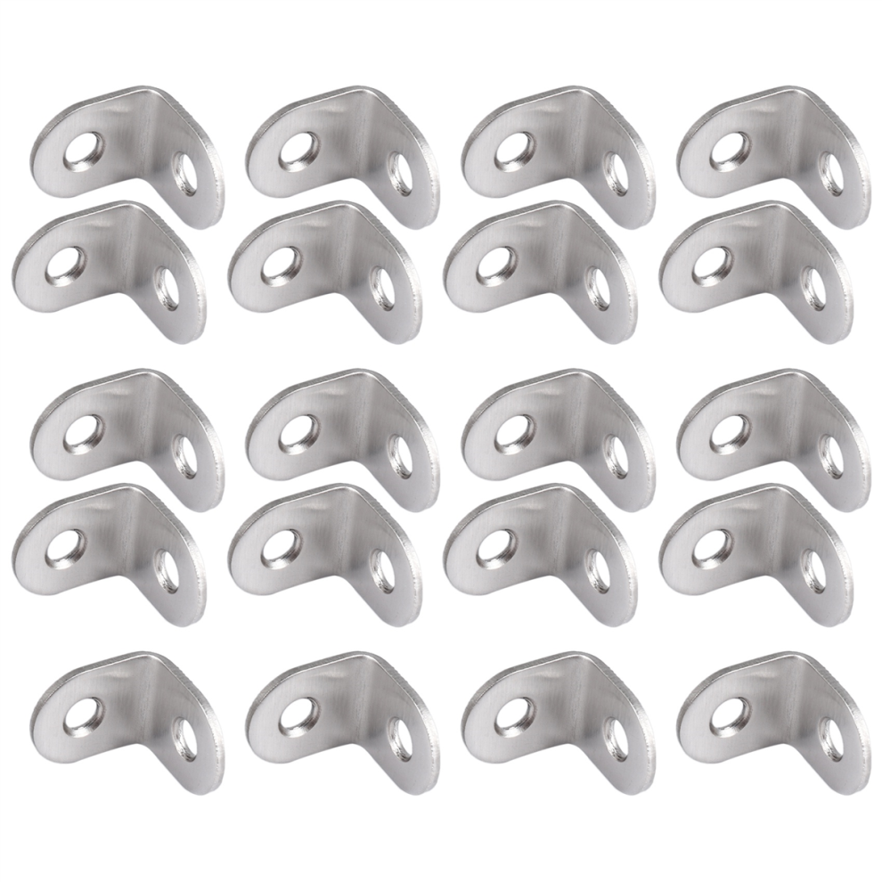 20Pcs 20Mm X 90 Degree Shelf Support Corner Brace 4851167048628