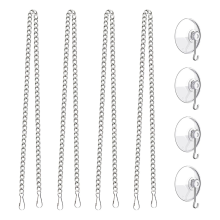 Stained Glass Window Hanging Chain with Suction Cu