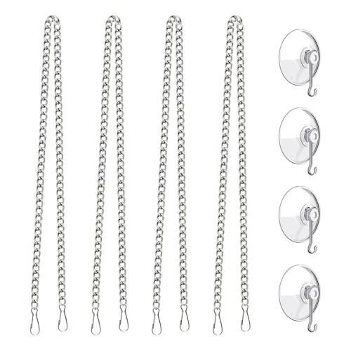 Stained Glass Window Hanging Chain with Suction Cu 1