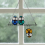 Stained Glass Window Hanging Chain with Suction Cu 5