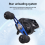 Metal Long Handle Fishing Reel Machine/Universal M 6