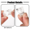 Self Adhesive Clips, 100PCS Plastic Tapestry Wall 7