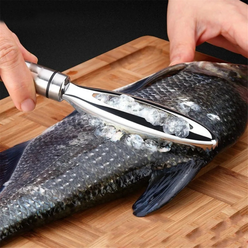 Fish Scale Brush Remover Stainless Steel Serrated 2