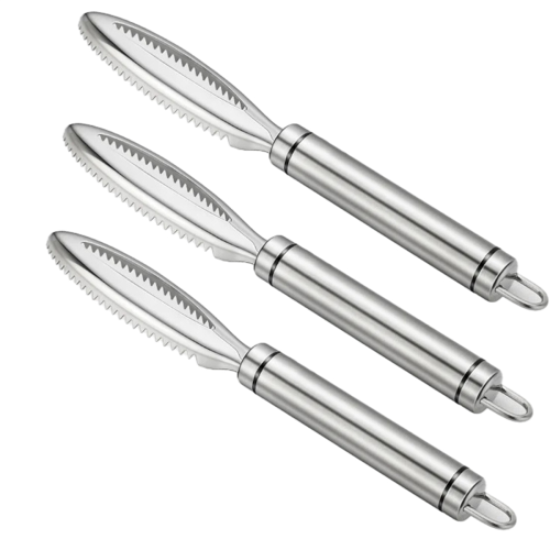 Fish Scale Brush Remover Stainless Steel Serrated
