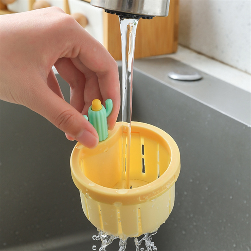4Pcs Cactus Kitchen Sink Drain Strainer Home Use D 4851167061658