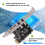 PCI Expansion Card 4-Ports (Type-C+A) USB 3.2 5Gbp 8