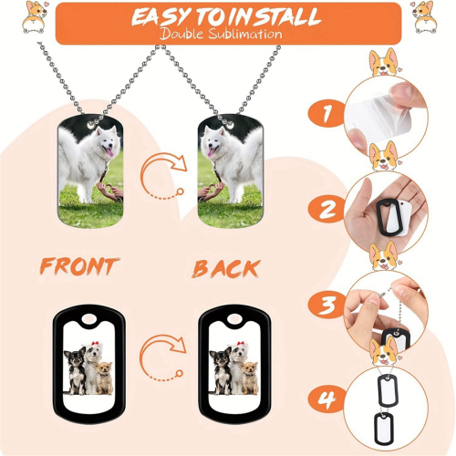 12Pcs Dog Tag Silicone , Tags Silencers for Id Rub 2