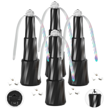 4PCS Fly Fans for Tables Tabletop Spining Fan Outd
